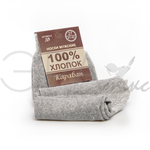 Мужские носки "100% Хлопок" Хлопок Светло-серый Д5