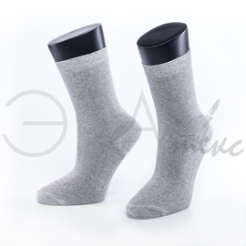 Мужские носки "100% Хлопок" Хлопок Светло-серый Д5, Размер: 27, изображение 2