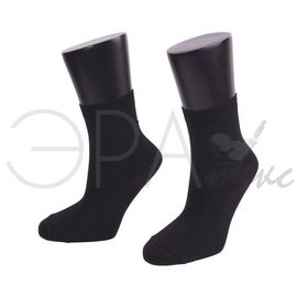 Мужские носки "Самые простые" Хлопок Черный С-1, Размер: 25, изображение 2