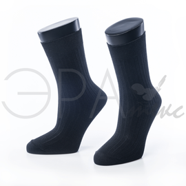 Мужские носки "Sedam" Рубчик Хлопок Черный М3, Размер: 25, изображение 2