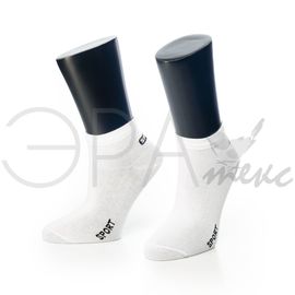 Мужские носки "Спортивный стиль" Хлопок Белый S-1 SPORT, Размер: 25, изображение 2