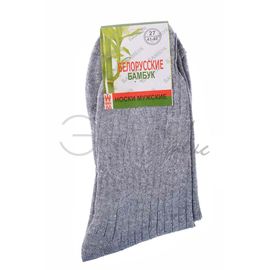Мужские носки "Белорусские" Бамбук Светло-серый М-10, Размер: 25