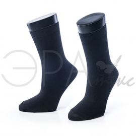 Мужские носки "ЭРА Текс" Хлопок Черный К-1, Размер: 27