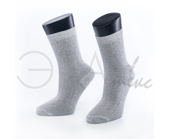 Мужские носки "100% Хлопок" Хлопок Светло-серый Д5, Размер: 27, изображение 2