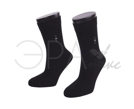 Мужские носки "Караван" С рисунком Хлопок Черный МХ-1, Размер: 27, изображение 2