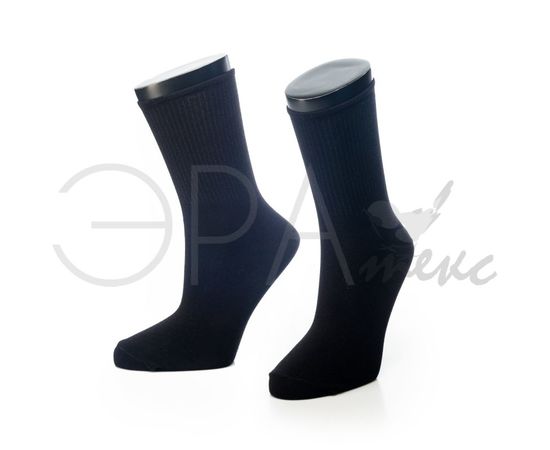 Мужские носки "Медицинские" Хлопок Черный Е-1, Размер: 25, изображение 2