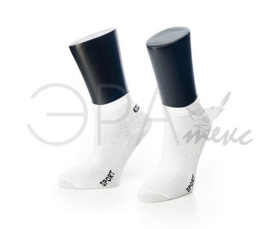 Мужские носки "Спортивный стиль" Хлопок Белый S-1 SPORT, Размер: 25, изображение 2