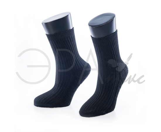 Мужские носки зимние "Ногинка" Хлопок Черный С30, Размер: 27, изображение 2