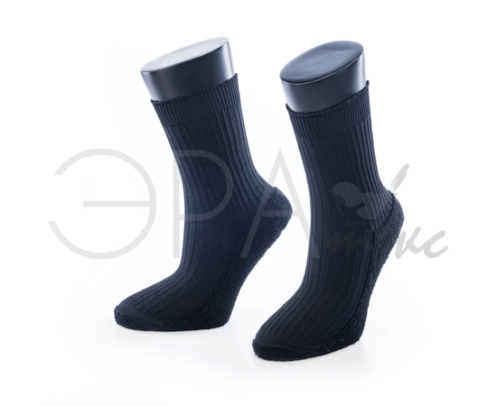 Мужские носки зимние "Sedam" Махровый след Шерсть Черный М7, Размер: 25, изображение 2