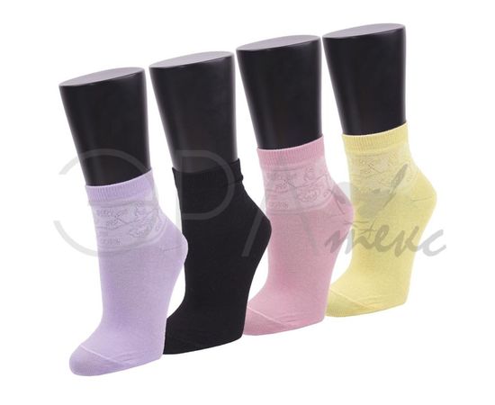 Женские подследники "Люси" Хлопок Белый ЖН-1, Размер: 23-25, изображение 2