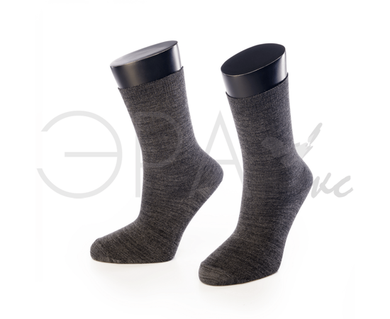 Мужские носки зимние "Седам" Полушерсть Темно-серый М7, Размер: 29, изображение 2