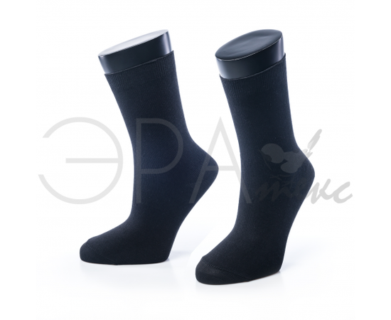 Мужские носки "ЭРА Текс" Хлопок Черный К-1, Размер: 31
