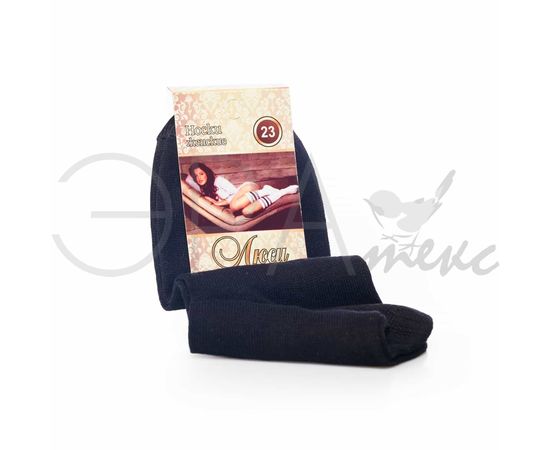 Женские носки "Люси" Хлопок Черный Ж-2, Размер: 25